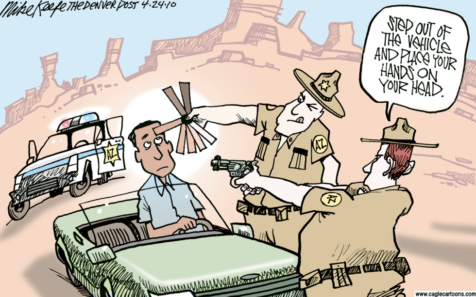  ARIZONA LAW by Mike Keefe