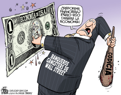DAñANDO LA ECONOMIA /  by Jeff Parker