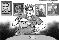 TEA PARTY BW by Steve Greenberg