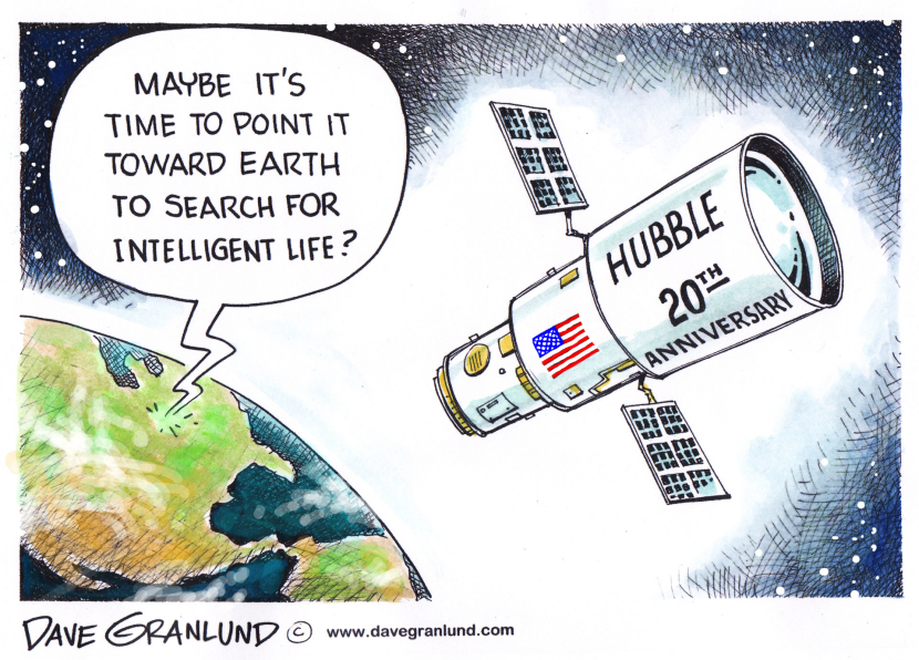 Hubble telescope 20th