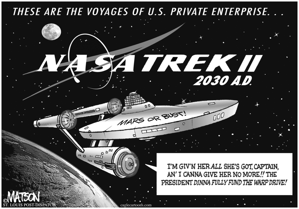  NASA TREK-VOYAGES OF U.S. PRIVATE ENTERPRISE by RJ Matson