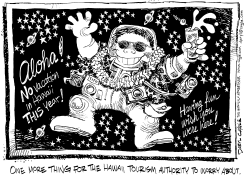 SPACE TOURIST by Daryl Cagle