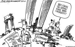 GREEK ECONOMY  by Mike Keefe