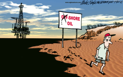 OFF-SHORE OIL  by Mike Keefe