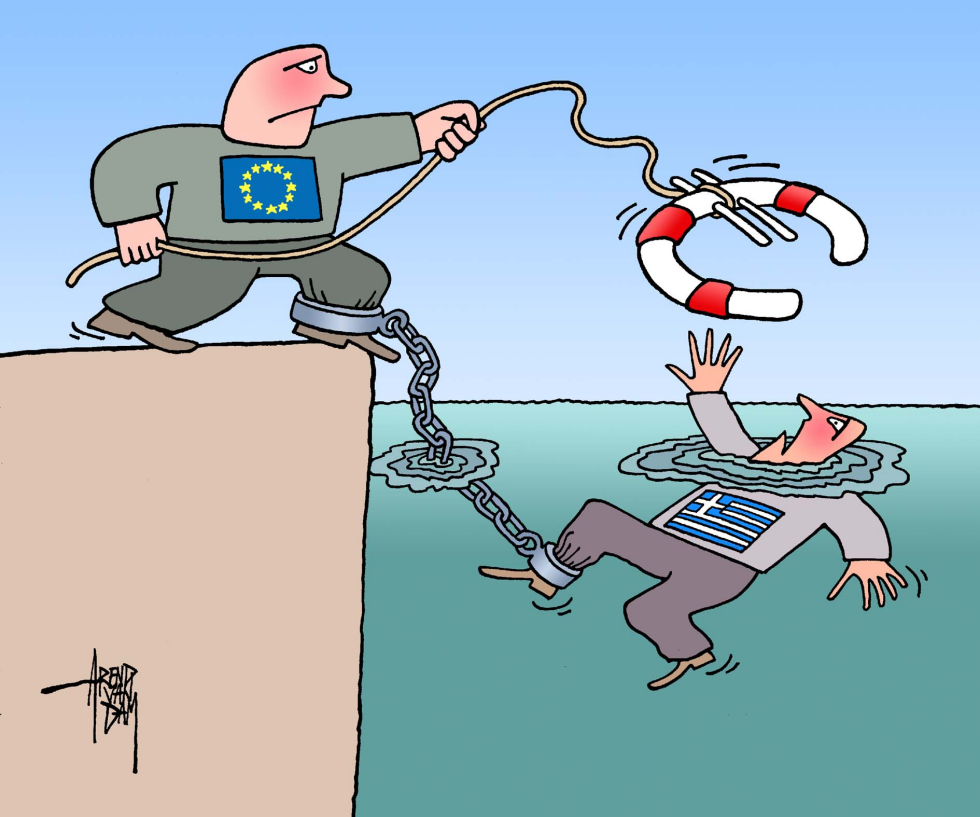 Europe saves drowning Greece