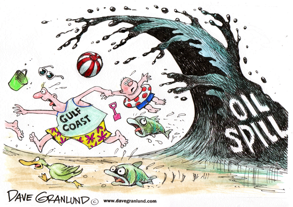 Gulf Coast Oil Spill Cartoons