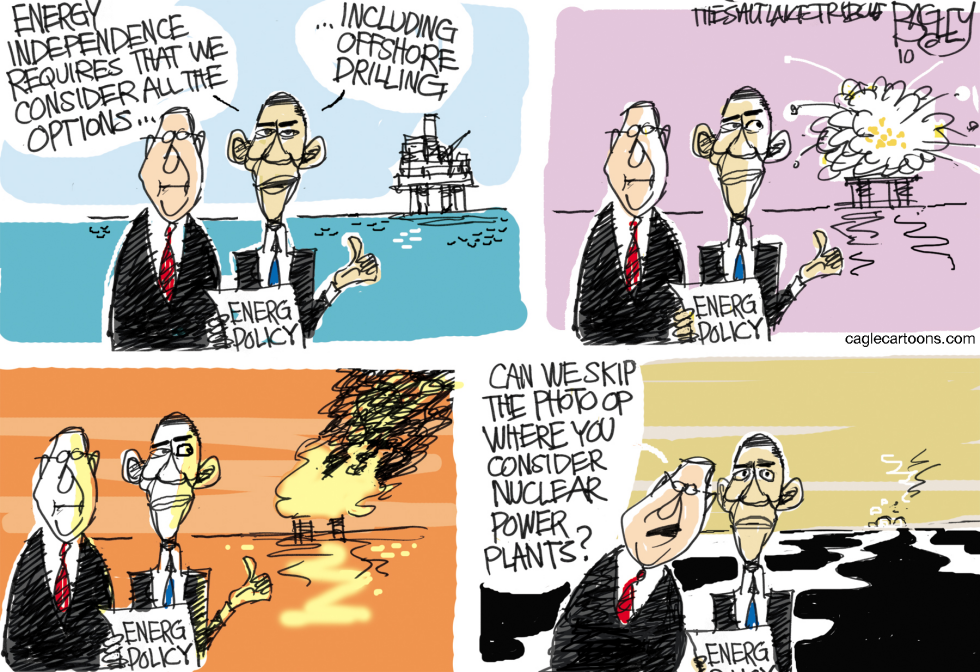  OFFSHORE DRILLING by Pat Bagley