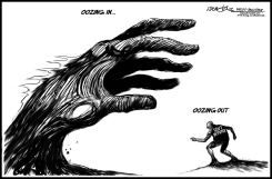 GULF OIL OOZE B/W by J.D. Crowe