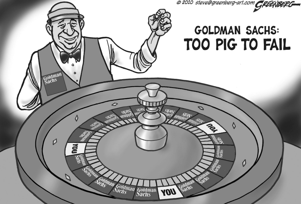 Goldman Sachs roulette bw