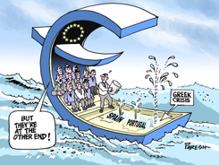 EURO IN TROUBLE  by Paresh Nath