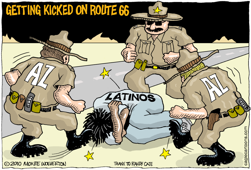 Getting Kicked on Route 66 COLOR