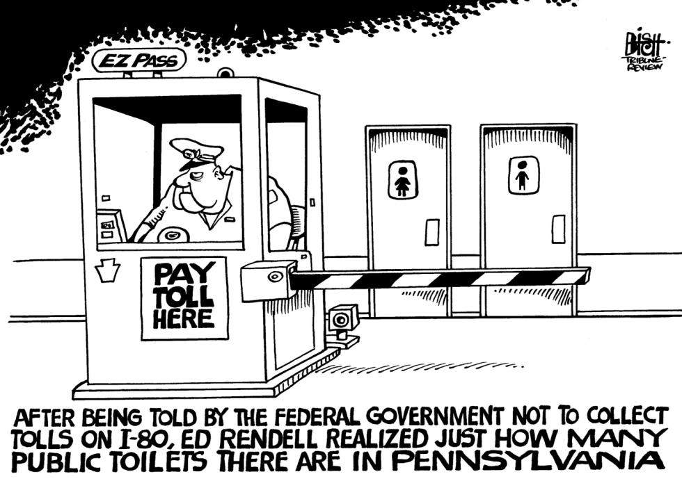 LOCAL-TOLLS IN PENNSYLVANIA, B/W