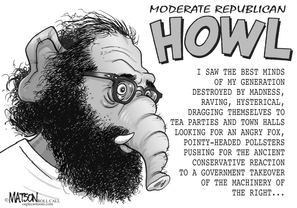  MODERATE REPUBLICAN HOWL by RJ Matson