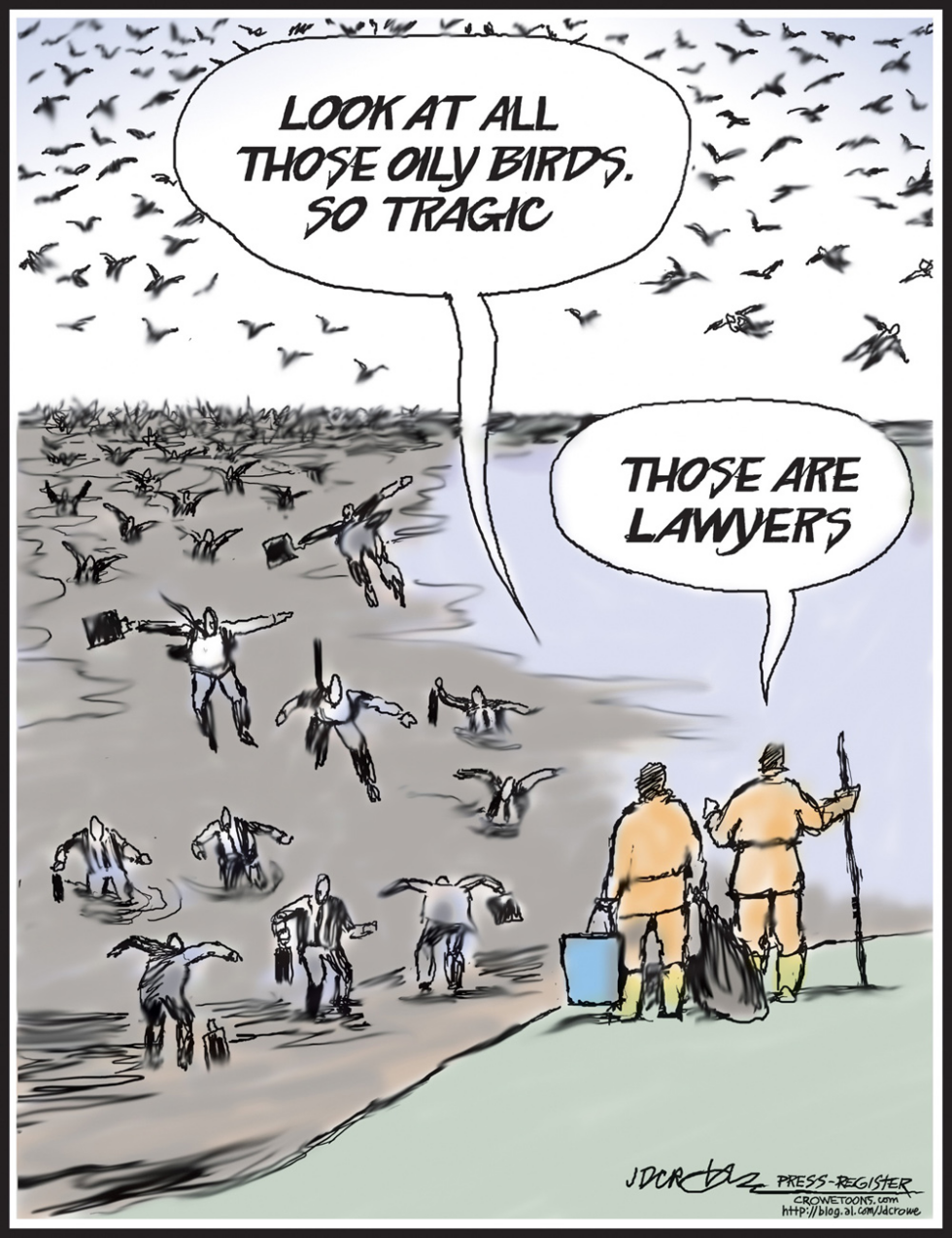 Oily Birds and Lawyers