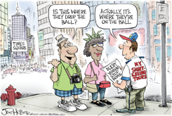 TIMES SQUARE BOMB by Joe Heller