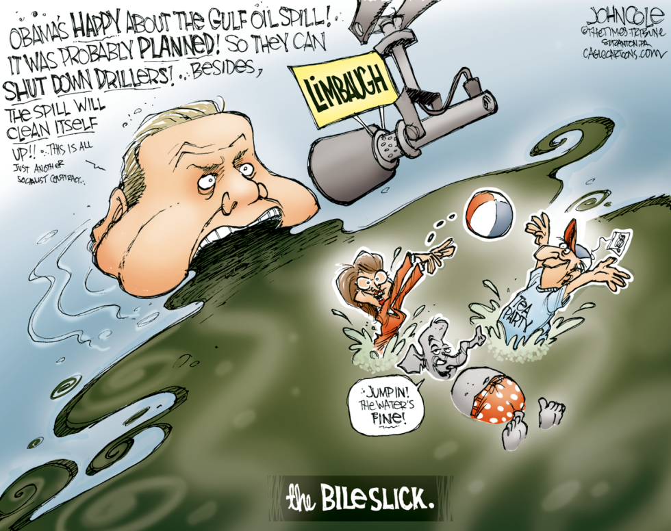 The bile slick COLOR