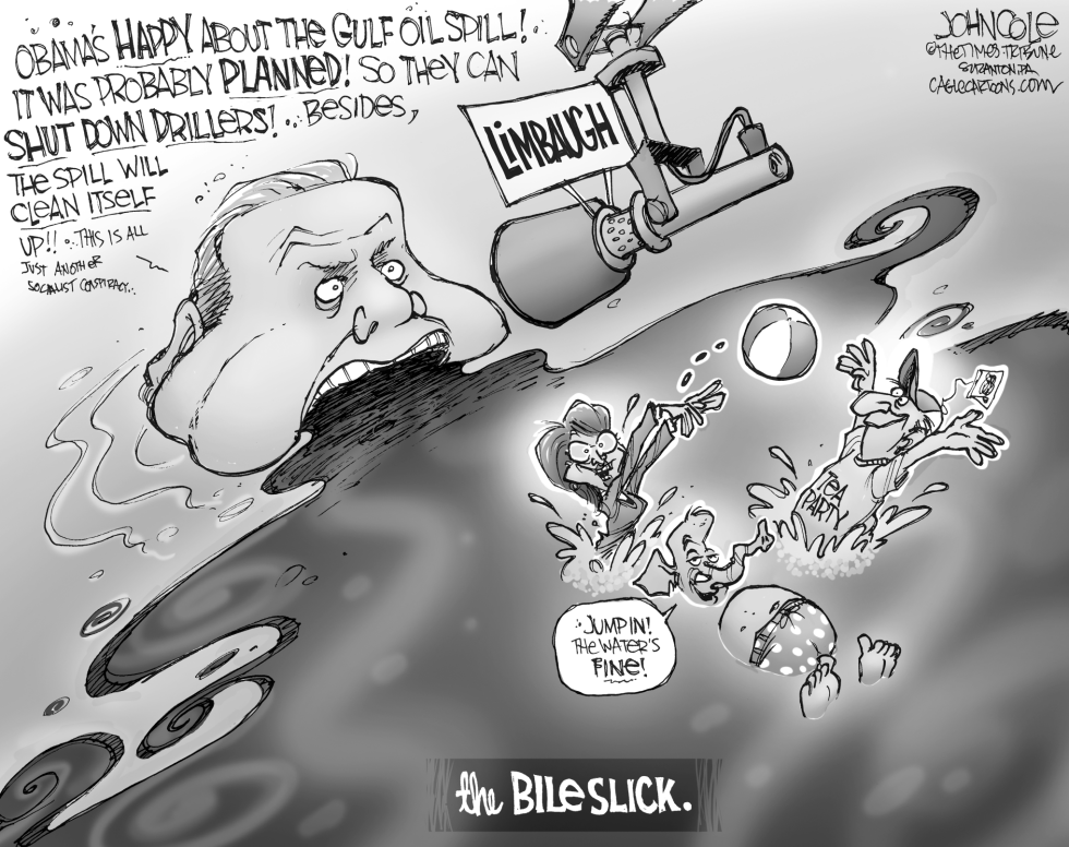 The bile slick BW