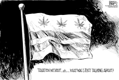 LOCAL DC - GONE TO POT by Nate Beeler