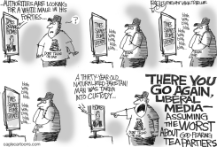 TEA PARTY VICTIM by Pat Bagley