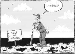GULF COAST OIL SPILL by Bob Englehart