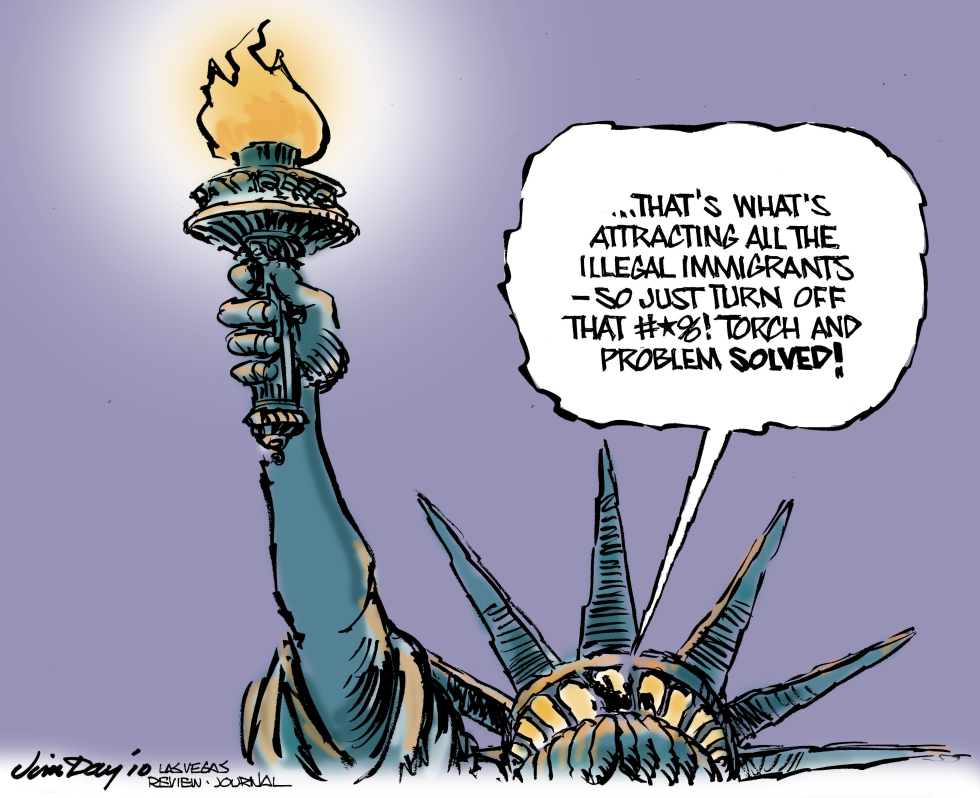 Turning off Libertys torch