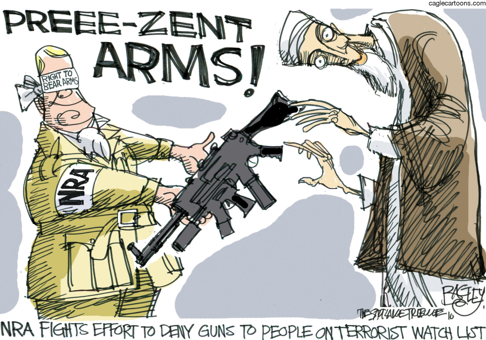  I AM THE NRA by Pat Bagley