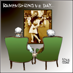 65TH ANNIVERSARY OF V-E DAY  by Terry Mosher