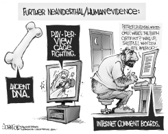 NEANDERTHALS BW by John Cole