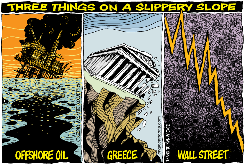 Three Things on a Slippery Slope COLOR