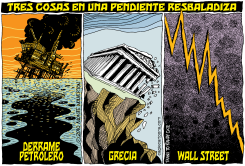 TRES COSAS EN UNA PENDIENTE RESBALADIZA /  by Monte Wolverton