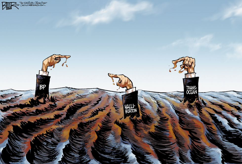  PETROLEO EN SUS MANOS  by Nate Beeler