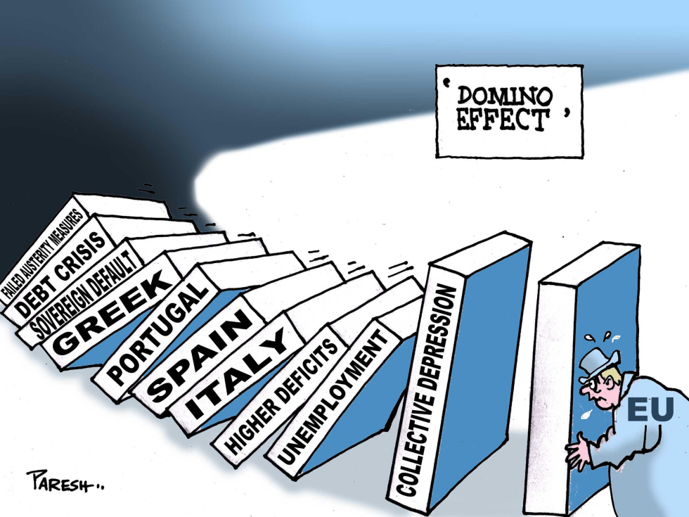 Greek Domino effect