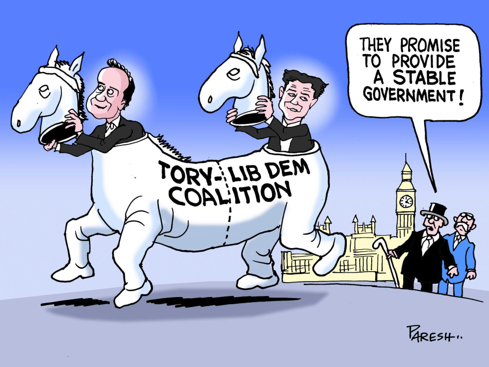  BRITISH COALITION GOVT by Paresh Nath