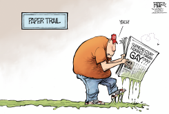 KAGAN PAPER TRAIL by Nate Beeler