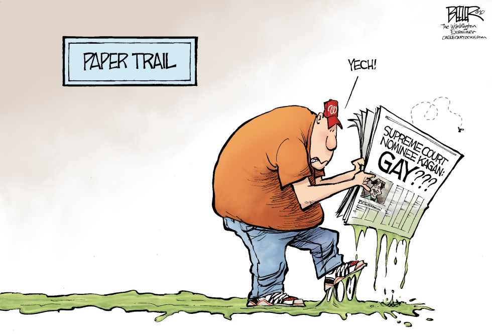  KAGAN PAPER TRAIL  by Nate Beeler