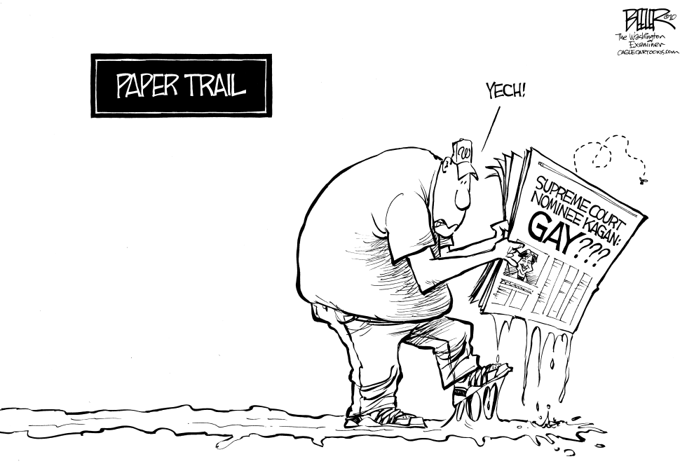  KAGAN PAPER TRAIL by Nate Beeler