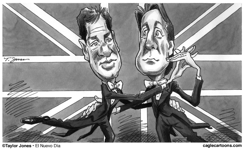 Nick Clegg and David Cameron