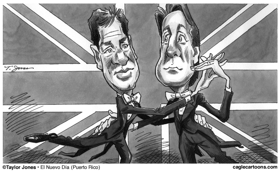 Nick Clegg y David Cameron
