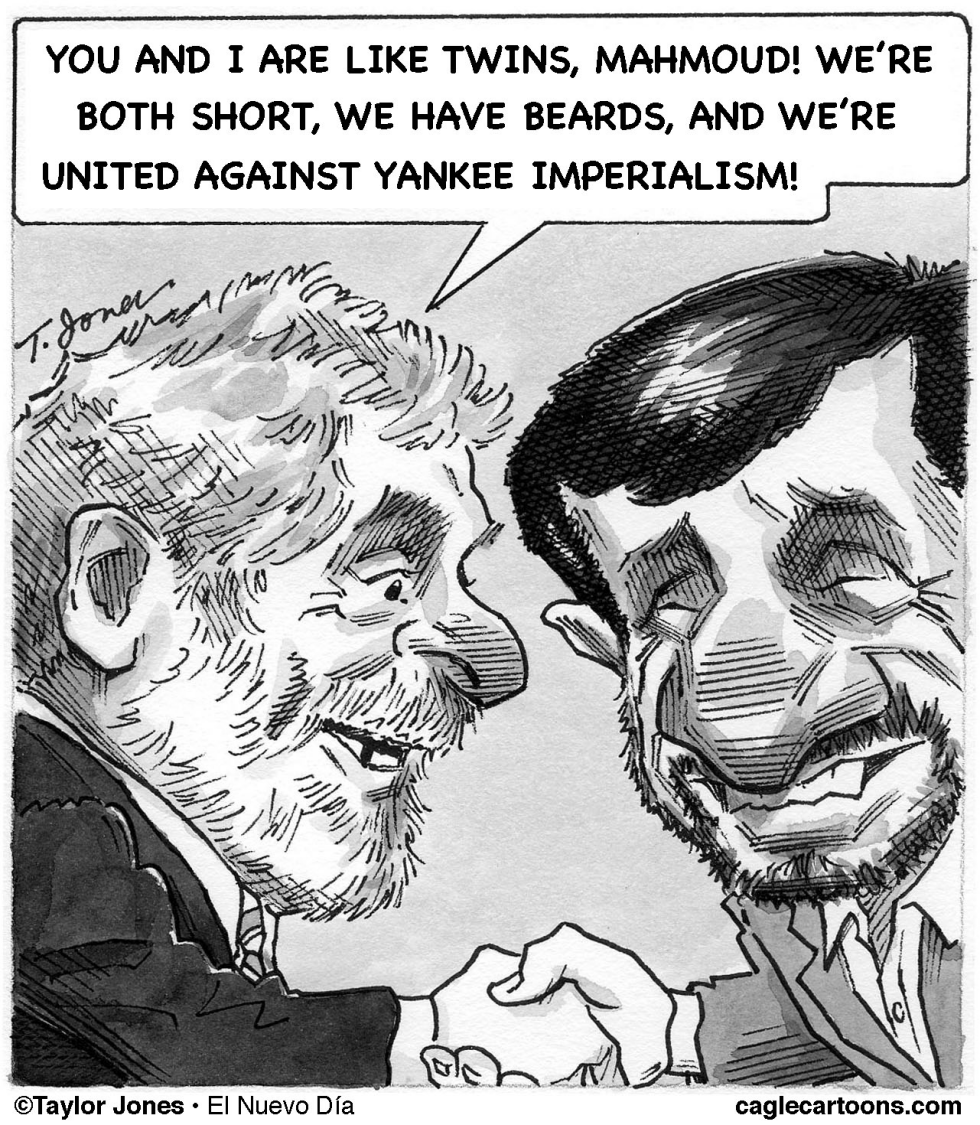  LULA DA SILVA AND MAHMOUD AHMADINEJAD by Taylor Jones