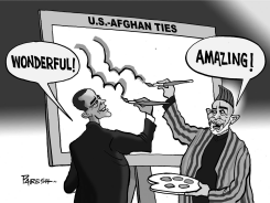 US-AFGHAN TIES by Paresh Nath
