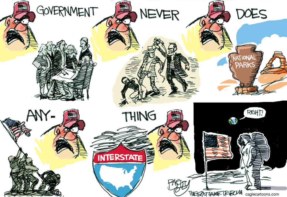  GOVERNMENT IS THE PROBLEM by Pat Bagley