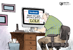 FACEBOOK PRIVACY  by Cam Cardow