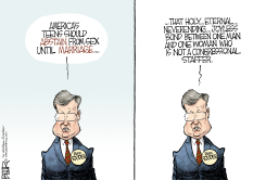 SOUDER AFFAIR  by Nate Beeler