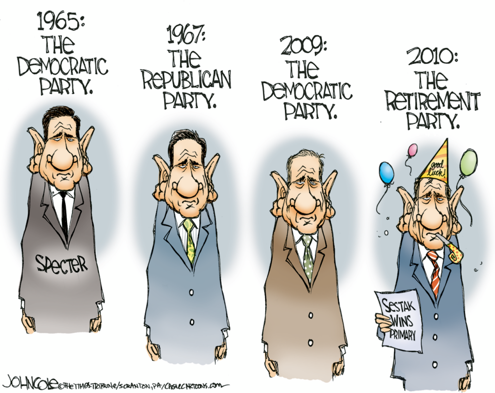 Arlen Specter retires COLOR