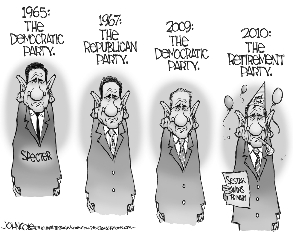 Arlen Specter retires BW