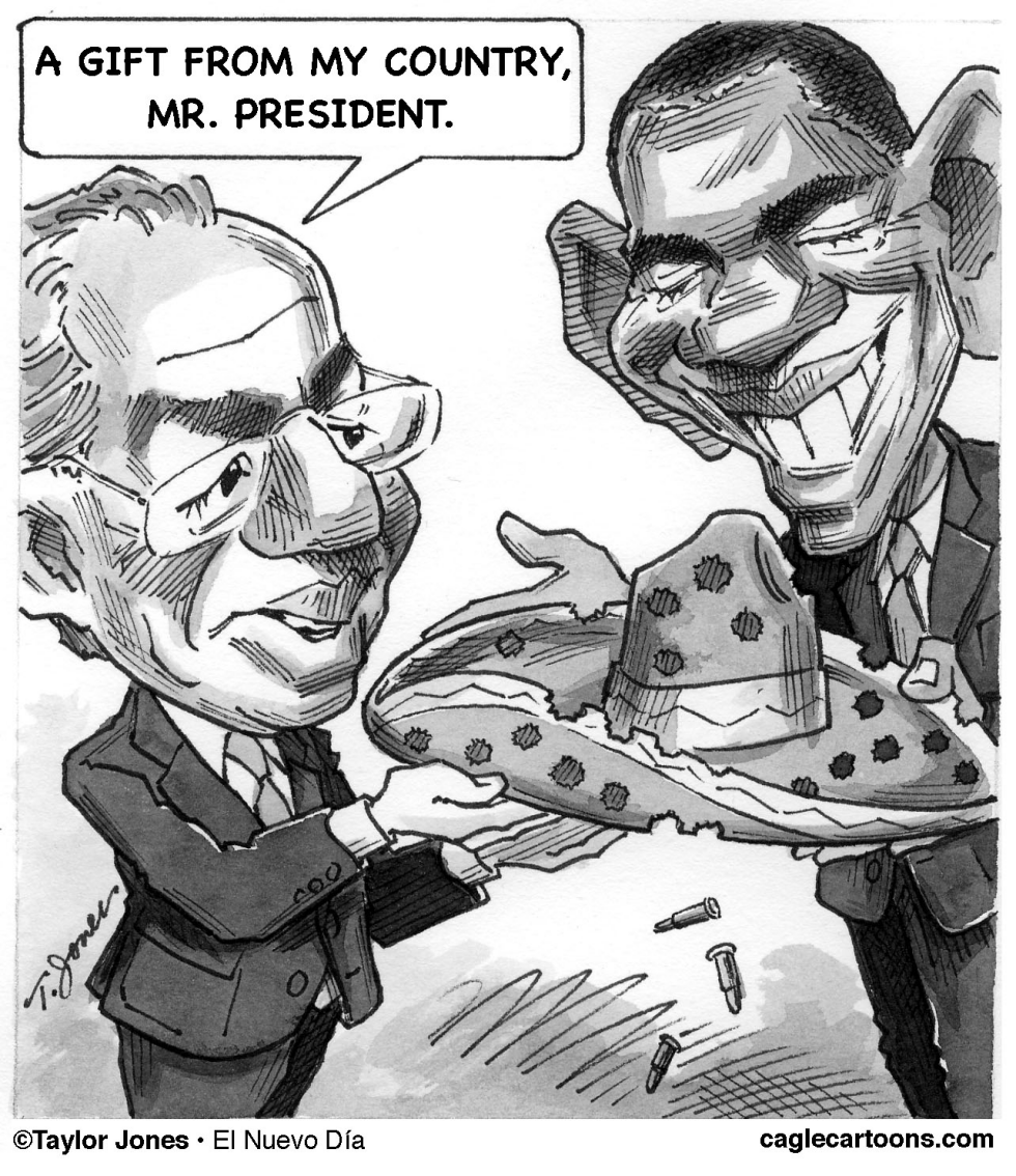 Felipe Calderon and Barack Obama