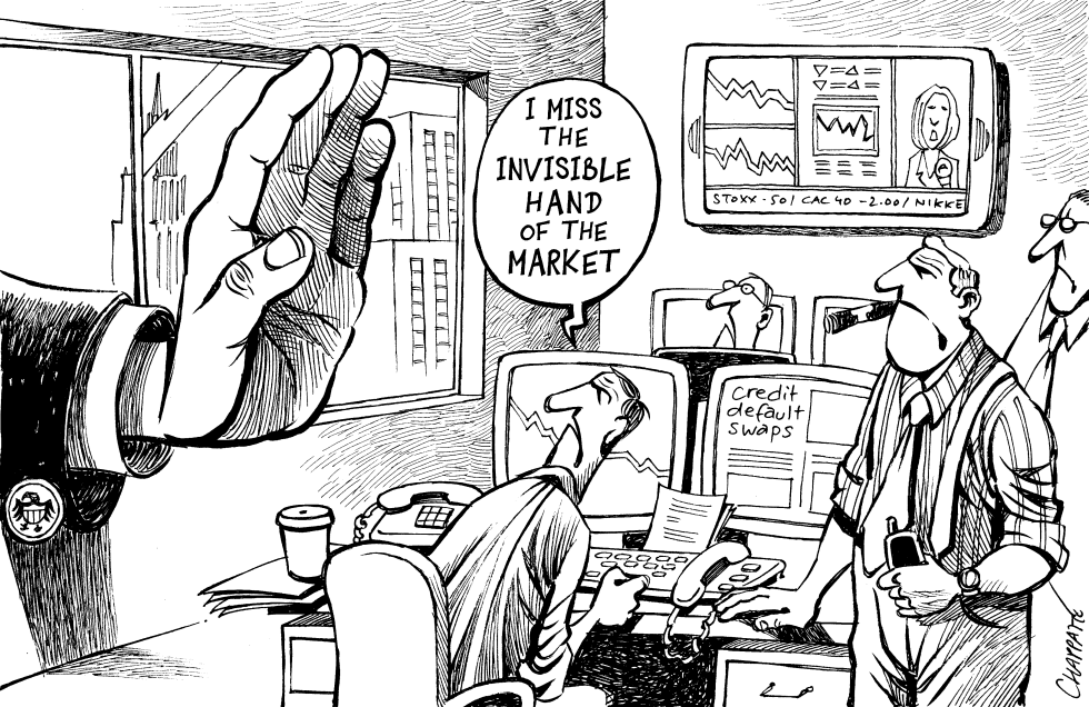  REGULATING WALL STREET by Patrick Chappatte