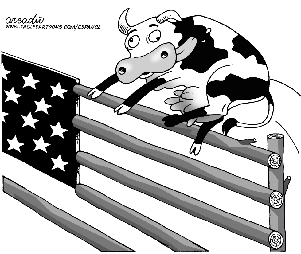 La vaca loca llega