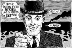 BRITISH PETROLEUM  HERE TO HELP YOU by Monte Wolverton
