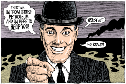 BRITISH PETROLEUM  HERE TO HELP YOU  by Monte Wolverton